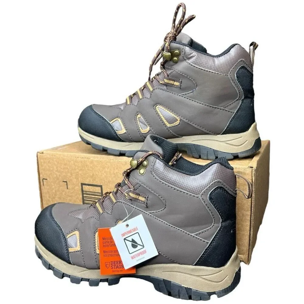 NEW Deer Stags Big Kids Drew Waterproof Hiking Boot 6.5M
